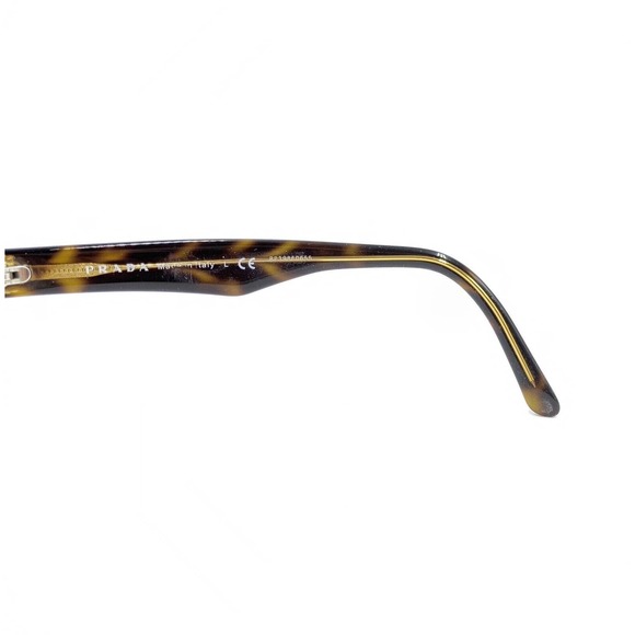 Prada VPR 16M ZXH-1O1 Tortoise Brown Eyeglasses Frames 53-16 140 Italy - Picture 9 of 12